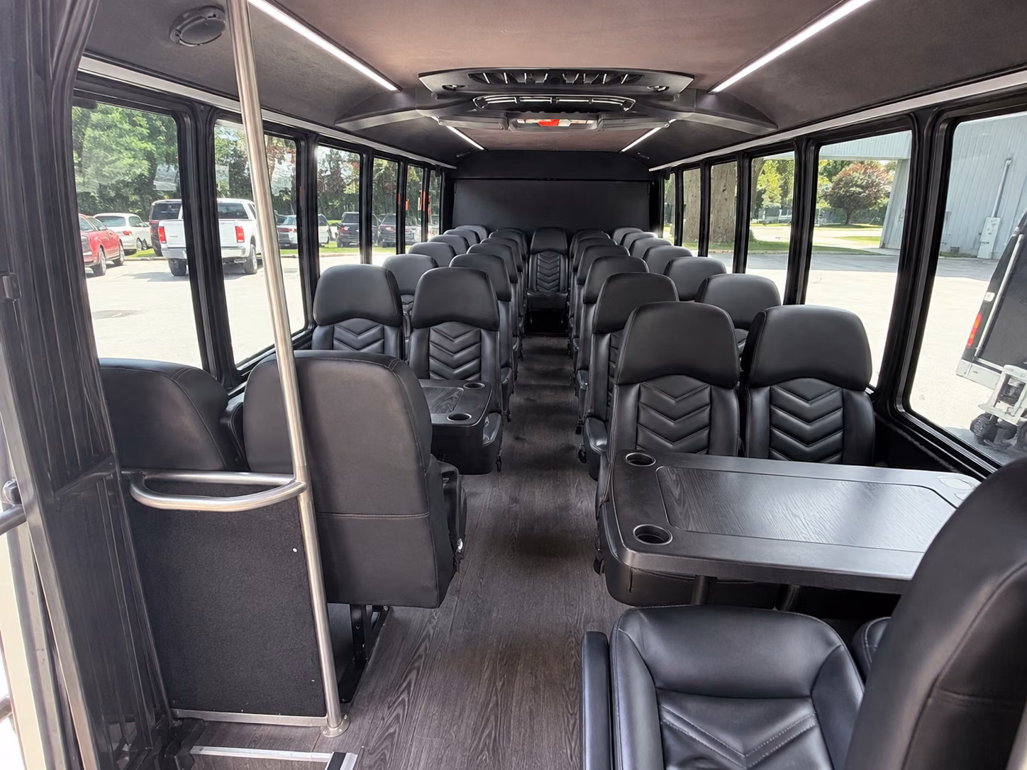 15 passenger minibus inside