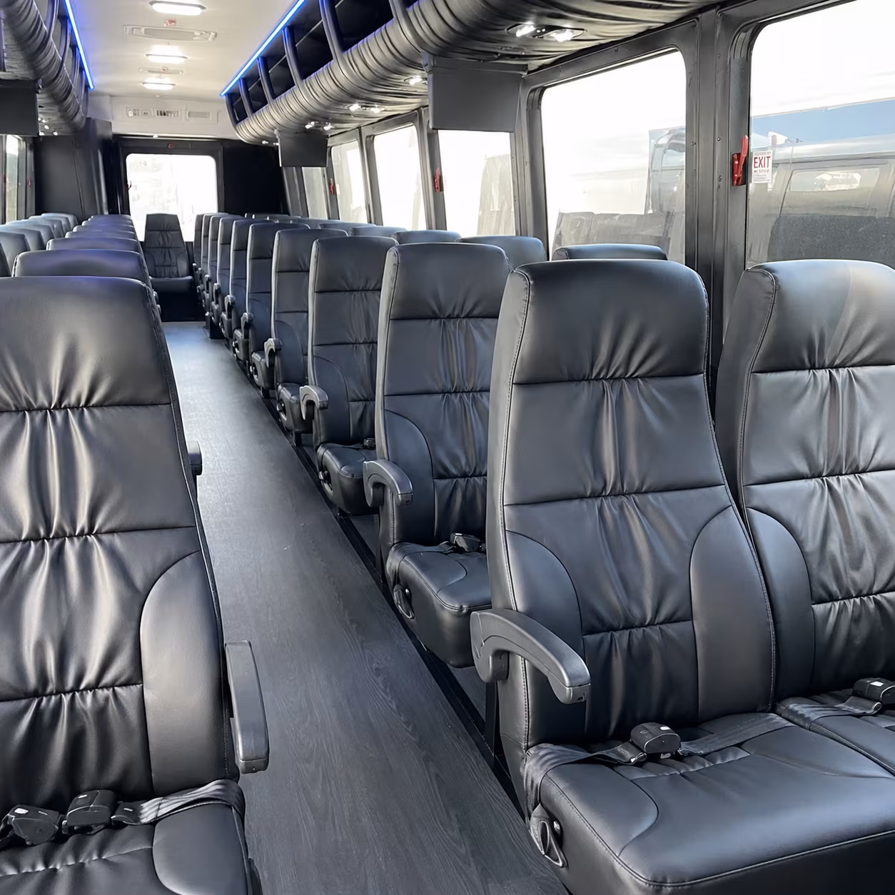 25 passenger minibus interior