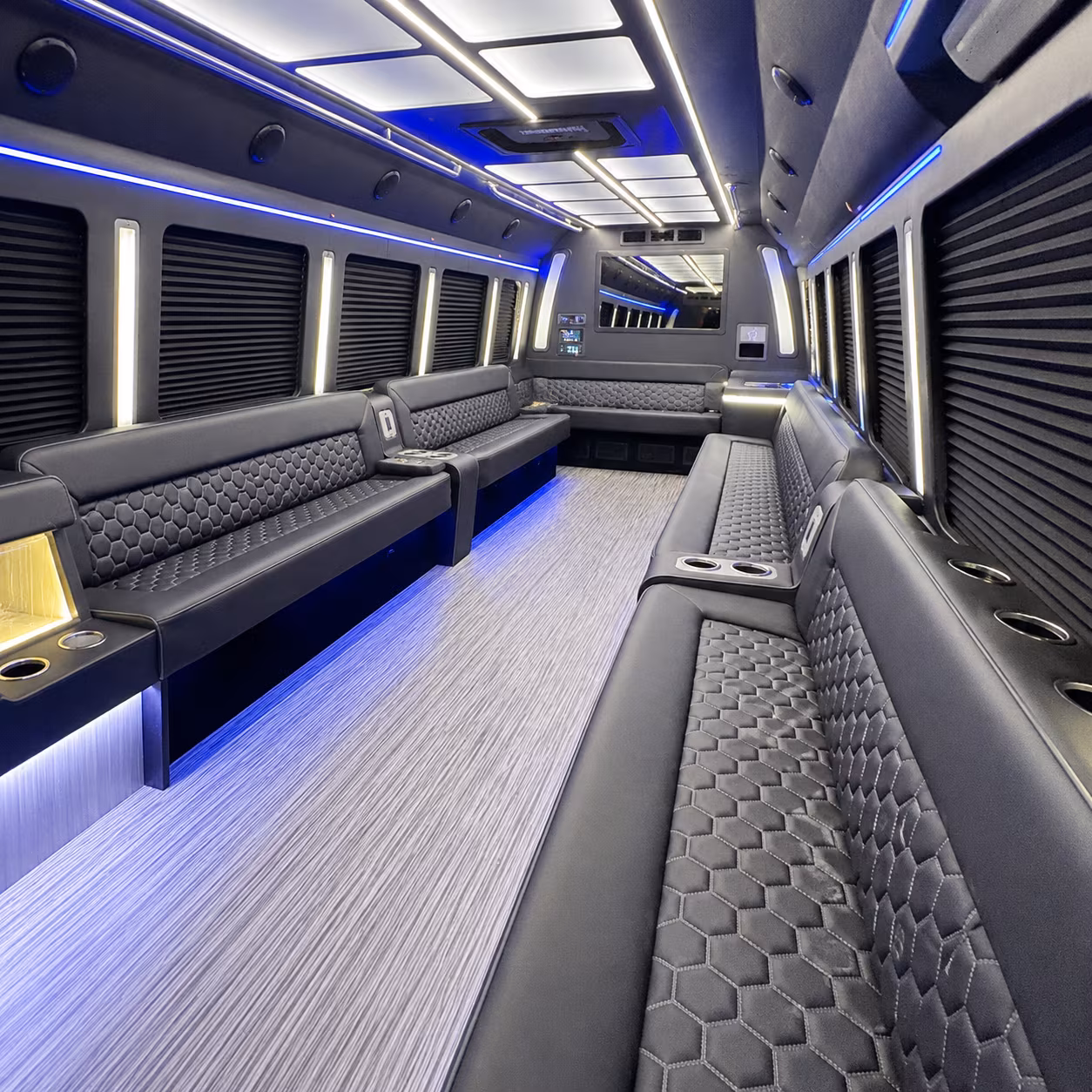 south gate party bus rental interior
